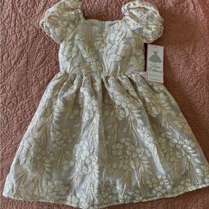 Rare Editions Special Occasion Gold Dress